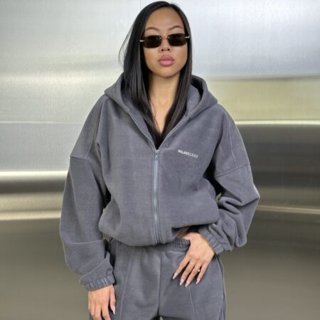 КОСТЮМ graphite фліс, кофта капюшон